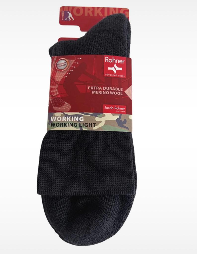 Rohner Working Light Socks — Merino Wol sokken- Maat 44-46, Overige kleuren, Ophalen of Verzenden, Neugasse 21, 9400 Rorschach, Switzerland