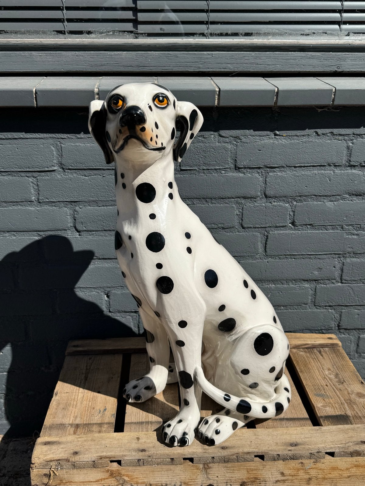 Grote Dalmatiër Beeld - Decoratief Hondenbeeld, Ophalen, Gebruikt, Dier