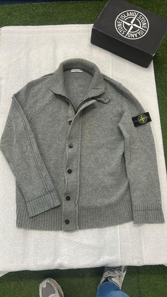 Stone Island Vest Sweater met rits Heavy Knitwear Gilet, ., Overige maten, Ophalen of Verzenden, .