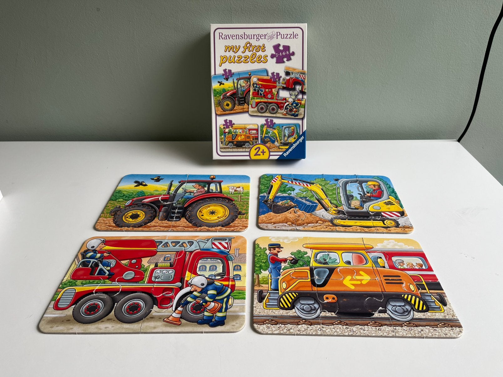 Ravensburger puzzel 2+, Ophalen, Minder dan 10 stukjes, Gebruikt, 2 tot 4 jaar