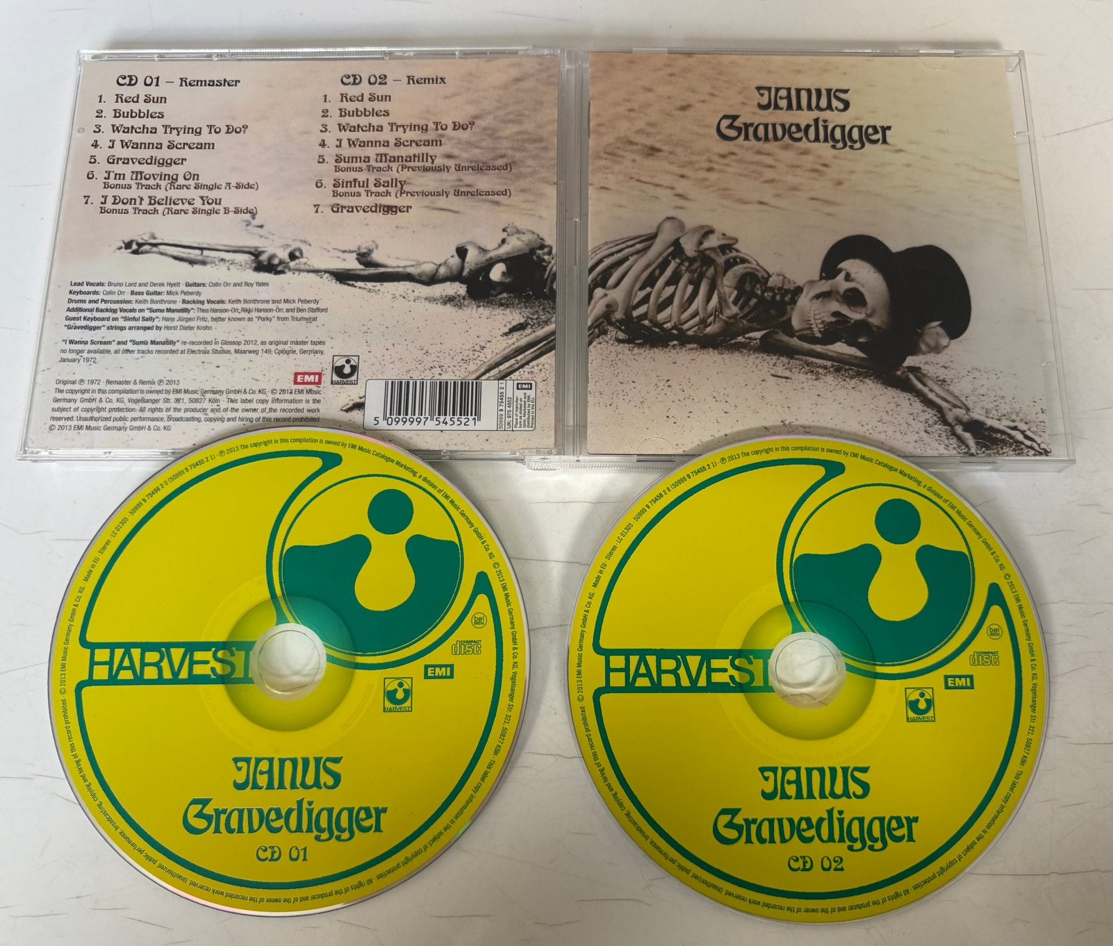 Janus - Gravedigger (RARE, 2cd, nieuwstaat), Ophalen of Verzenden, Zo goed als nieuw