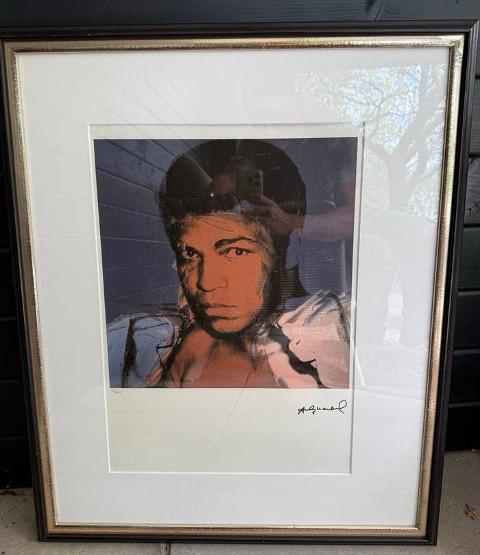 Muhammed Ali | Andy Warhol, Portret en Figuren, Ophalen of Verzenden, Giclee, Gesigneerd