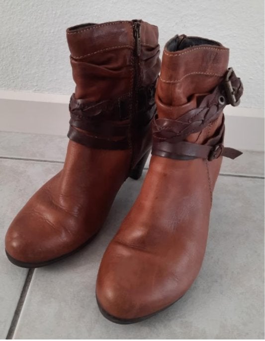 pikolinos laarsjes mt 40, Bruin, Lage of Enkellaarzen, Ophalen of Verzenden, Zo goed als nieuw