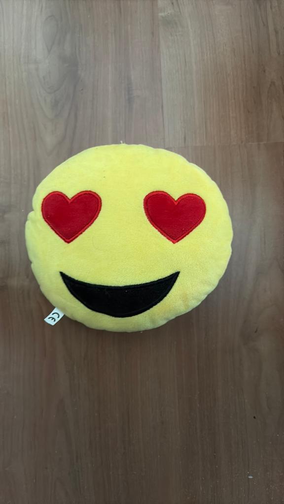 Kussen smiley, Ophalen of Verzenden, Gebruikt, Kleed of Kussen