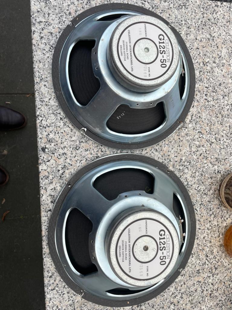 Celestion G12S-50 speakers, Muziek en Instrumenten, Ophalen of Verzenden, Zo goed als nieuw, Elektrische gitaar