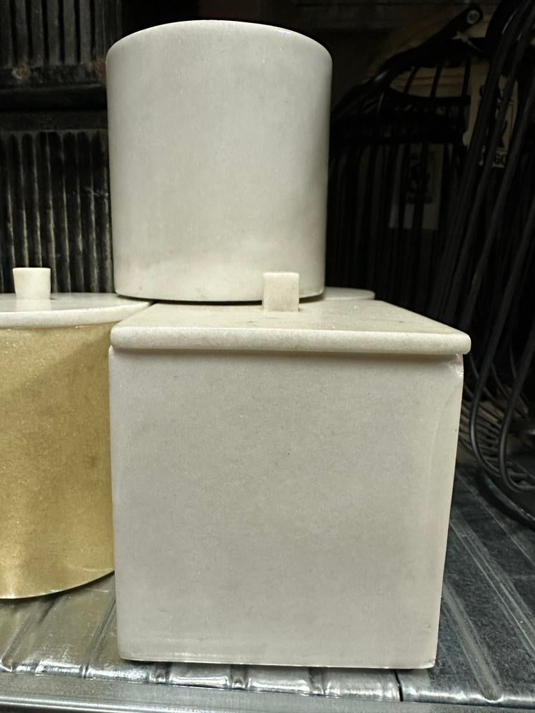 Diverse resin doosjes voor badkamer/kantoor, nieuw, Ophalen of Verzenden, Nieuw, Meerkleurig, Overige materialen