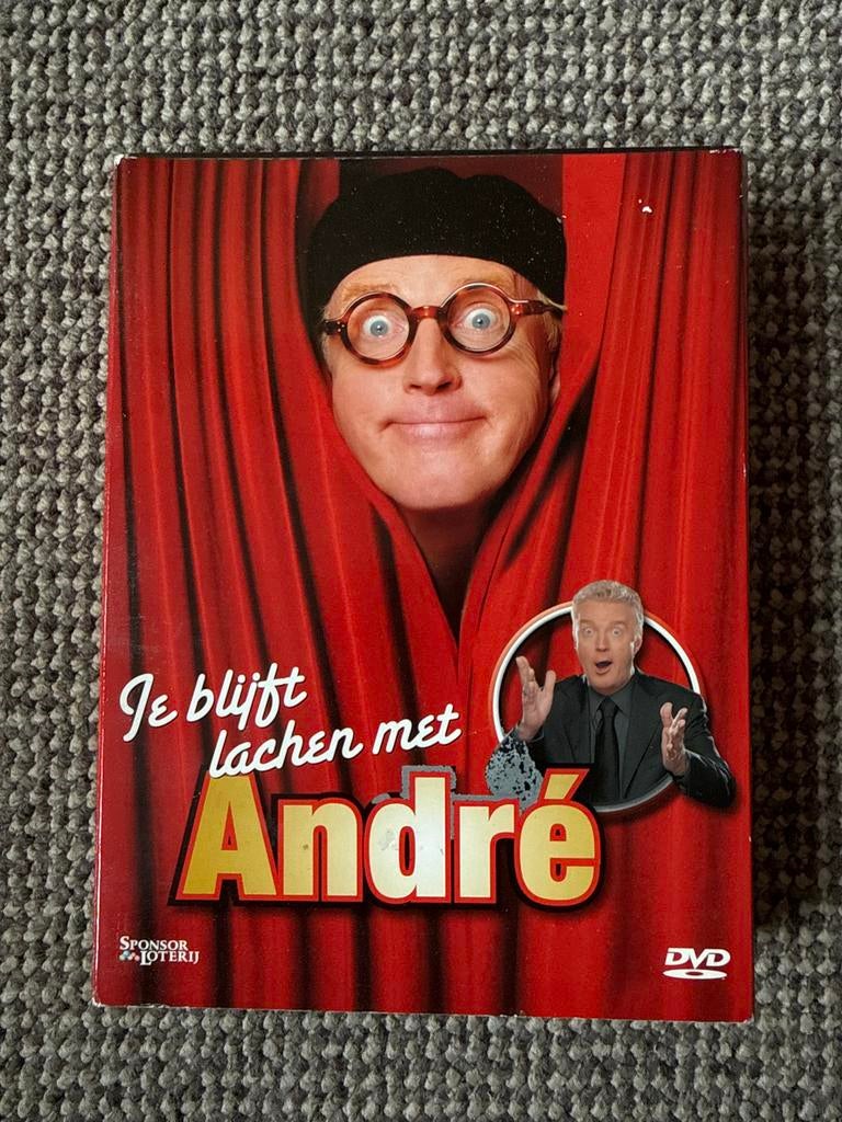 Je blijft lachen met André - DVD Boxset (6 discs), Cd's en Dvd's, Dvd's | Cabaret en Sketches, Alle leeftijden, Ophalen of Verzenden