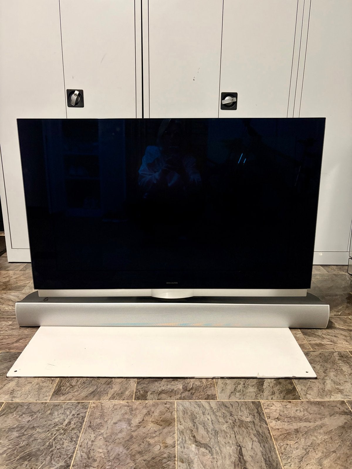 Bang & Olufsen BeoVision 7-40 LCD TV met BeoLab 7-4, Gebruikt, 50 Hz, 100 cm of meer, Ophalen