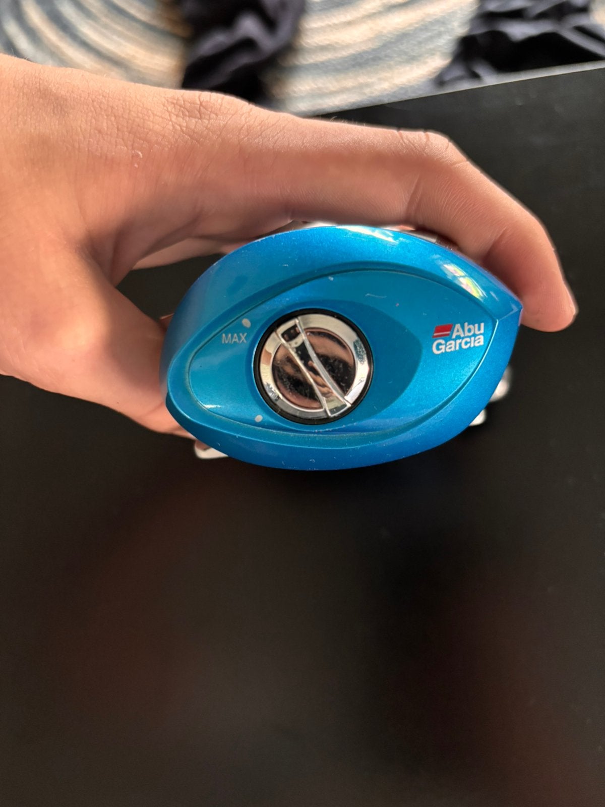 Abu garcia reel, Watersport en Boten, Hengelsport | Algemeen, Verzenden, Zo goed als nieuw