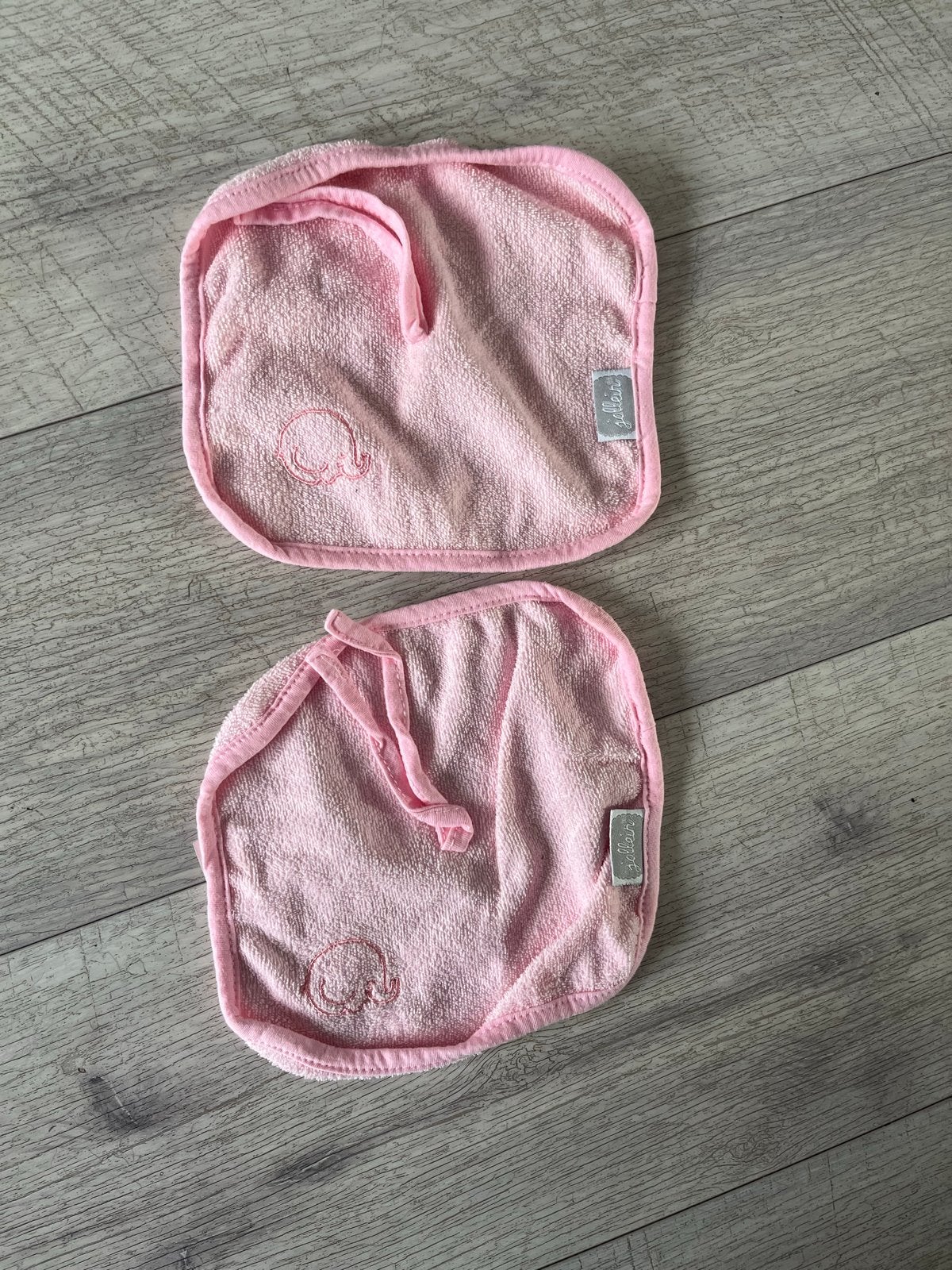 Jollein Roze Speendoekjes (2 stuks), Ophalen of Verzenden, Gebruikt
