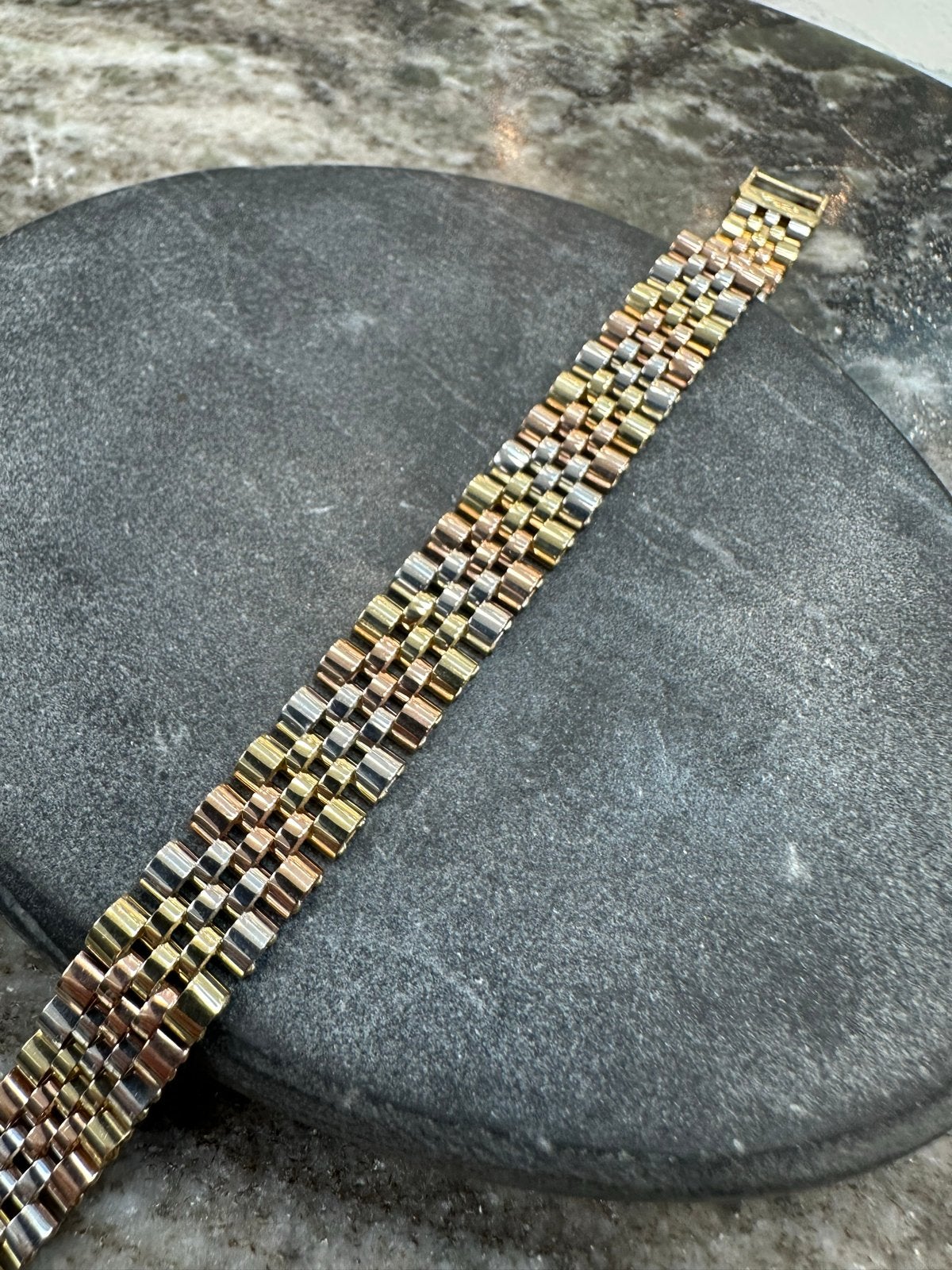 14k Gouden Tricolor Rolex Armband, Ophalen of Verzenden, Nieuw, Goud