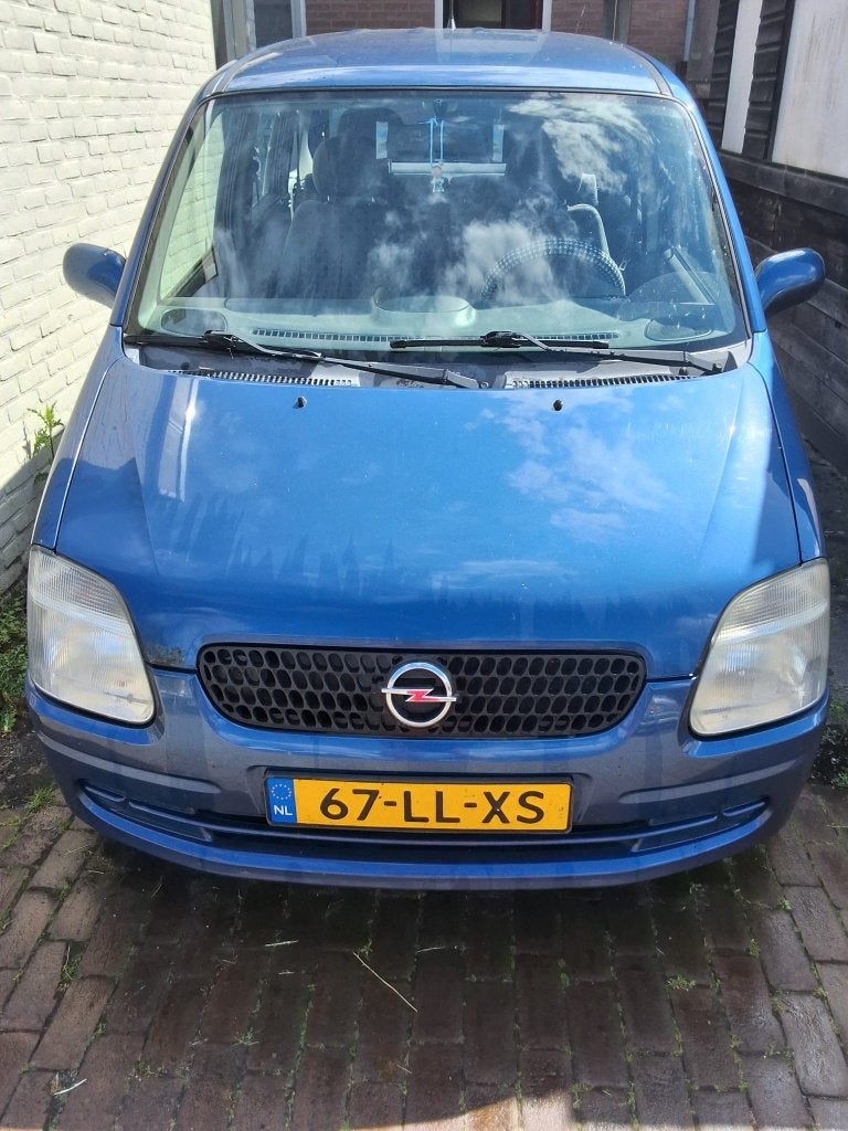 Opel Agila 1.2 I 16V 2003 Blauw, Auto's, Opel, Voorwielaandrijving, 74 pk, 31 €/maand, Origineel Nederlands