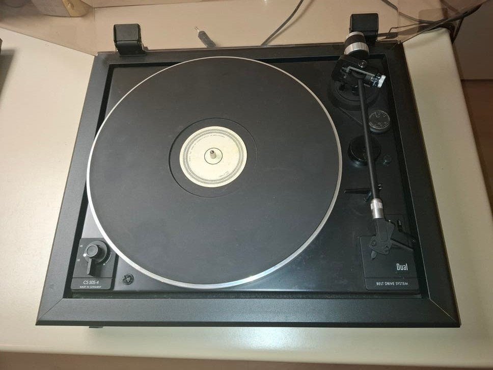 Dual CS 505-4 Platenspeler, Ophalen, Pitch-regelaar, Zo goed als nieuw, Platenspeler