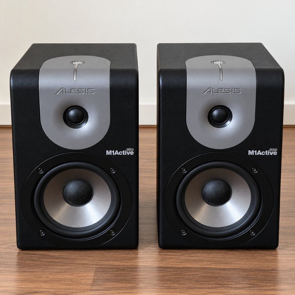Alesis M1 Active 620 – Actieve Studio Monitoren (Set van 2), Audio, Tv en Foto, Stereo speakers, Gebruikt, 60 tot 120 watt, Ophalen