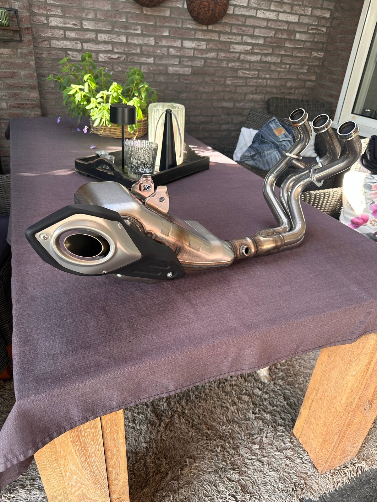 Originele uitlaat Yamaha MT-09 (SP), Ophalen, Gebruikt