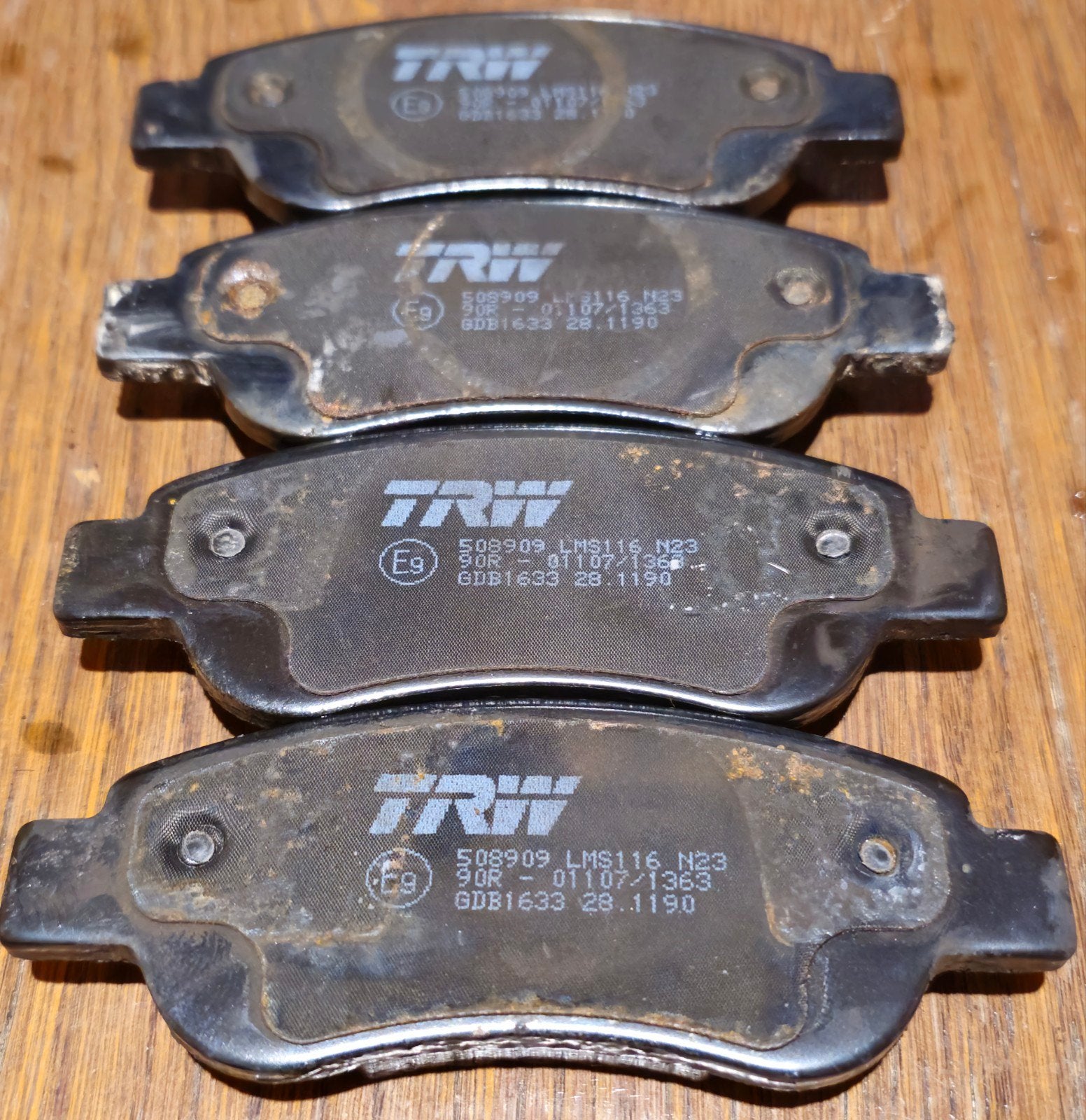 TRW COTEC GDB1633 Remblokken, Ophalen of Verzenden, Gebruikt, Citroën