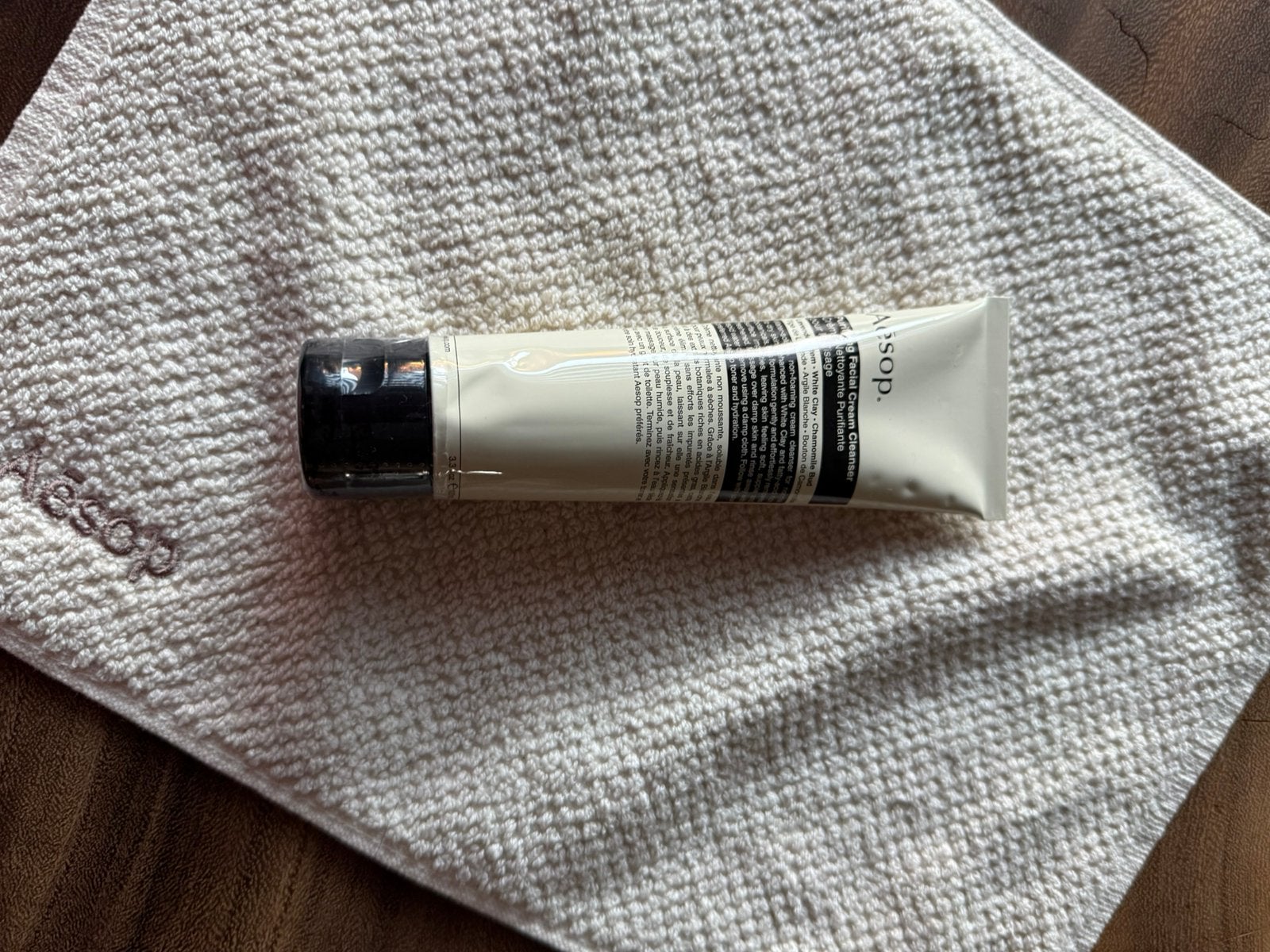 Aēsop facial creme cleanser, Verzenden, Zo goed als nieuw, Gehele gezicht, Reiniging