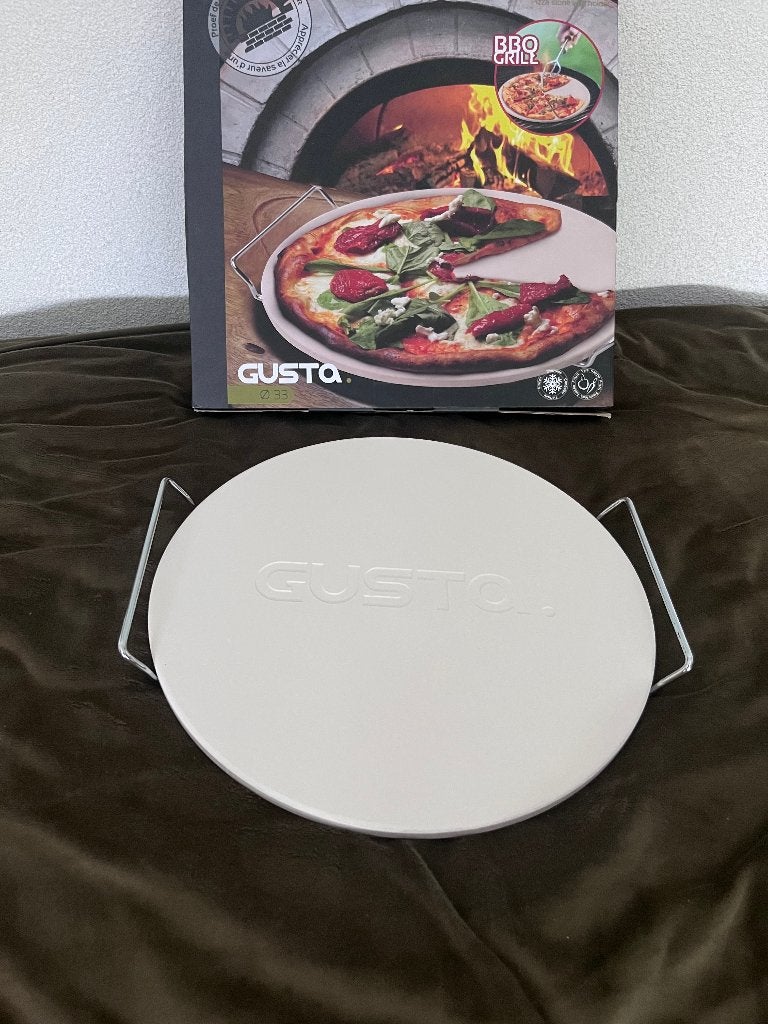 Gusta Pizzasteen met Houder (Ø 33 cm), Overige typen, Ophalen, Nieuw