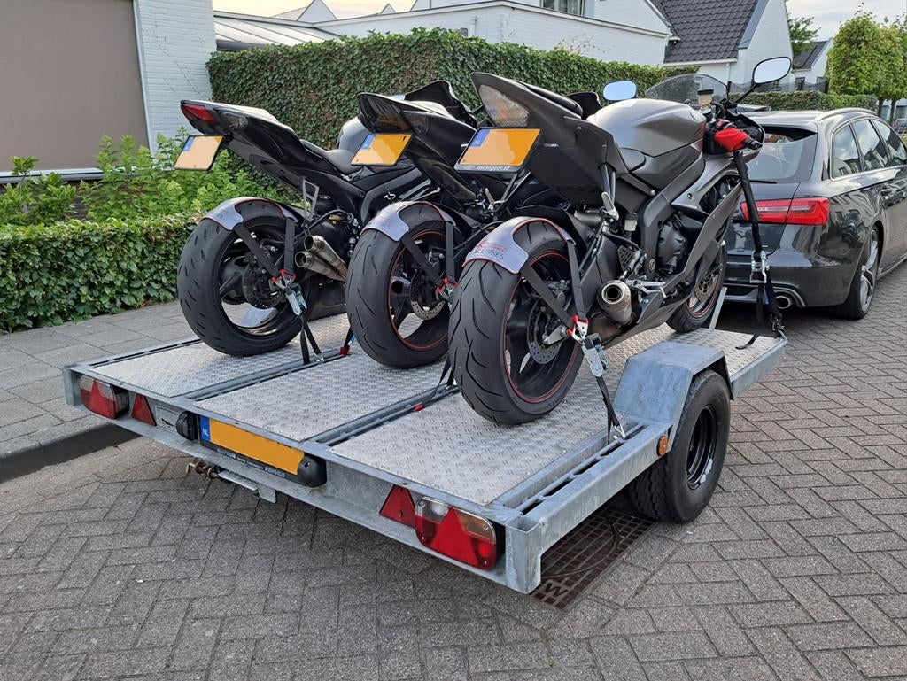 Motortrailer / motoraanhanger voor 1, 2 of 3 motoren te huur, Aanhangwagen