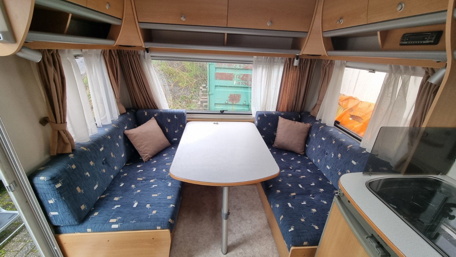 ++ Originele hoezen zithoek Kip caravan ++, Ophalen, Zo goed als nieuw