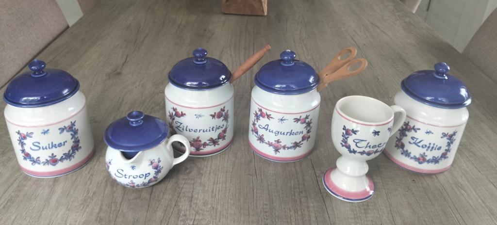 Zenith Gouda setje, Antiek en Kunst, Antiek | Servies compleet, Ophalen of Verzenden