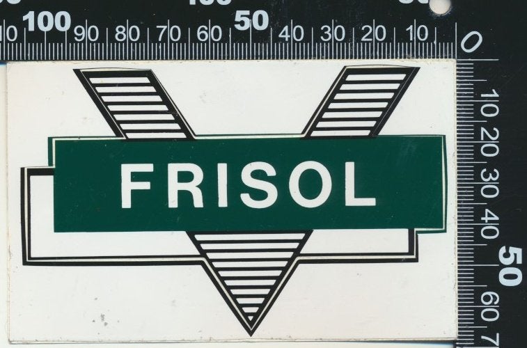 Sticker: Frisol (3), Ophalen of Verzenden, Zo goed als nieuw, Bedrijf of Vereniging