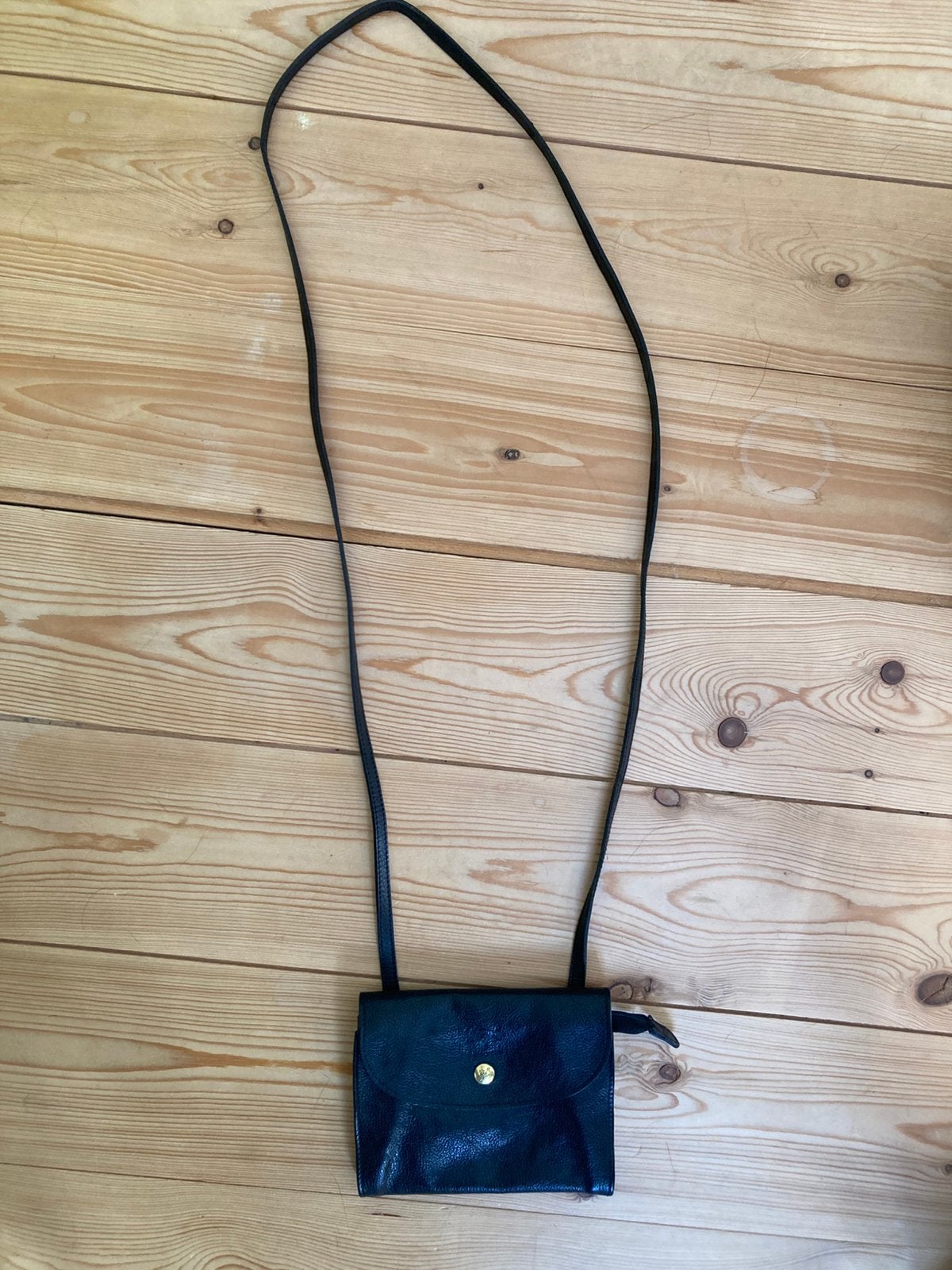 Il Bisonte tasje vintage, Overige merken, Gebruikt, Zwart, Ophalen of Verzenden