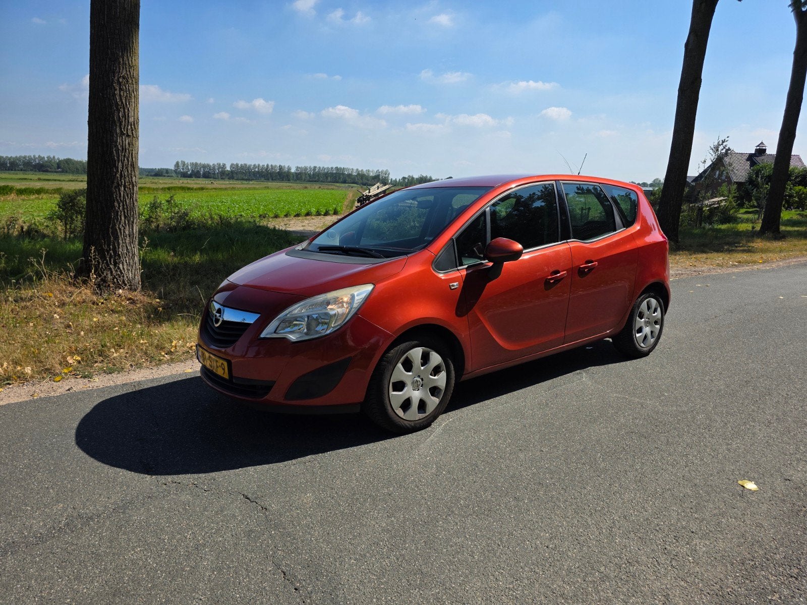 Opel Meriva 1.4 Turbo 88KW 2011 Rood, Voorwielaandrijving, 680 kg, 4 cilinders, Origineel Nederlands