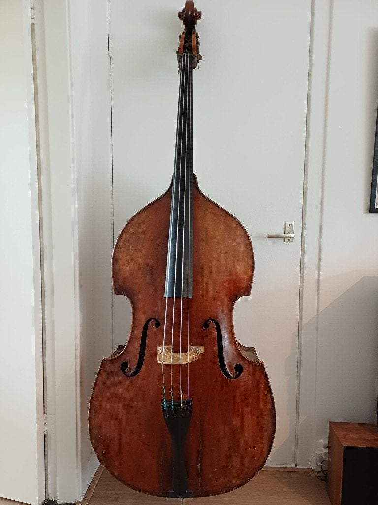 contrabas duits 1930, Muziek en Instrumenten, Ophalen, Gebruikt, 3/4-contrabas