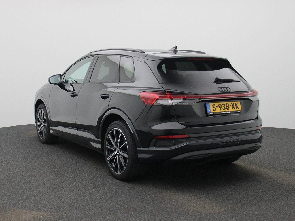 Audi Q4 e-tron 40 Advanced edition 77 kWh l Demo l Cruise co, Auto's, Audi, 12 maanden, Zwart, Zwart, Q4 e-tron