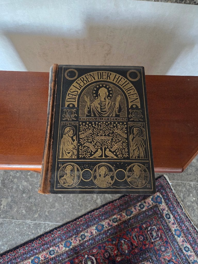 Antiek religieus boek – Das Leben der Heiligen, Ophalen, Gelezen, Europa