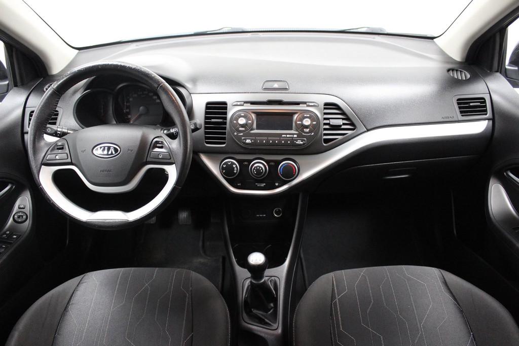 Kia Picanto 1.0 CVVT ISG Comfort Pack | Airco | Nette auto |, Auto's, Kia, Voorwielaandrijving, Euro 5, Gebruikt, Zwart