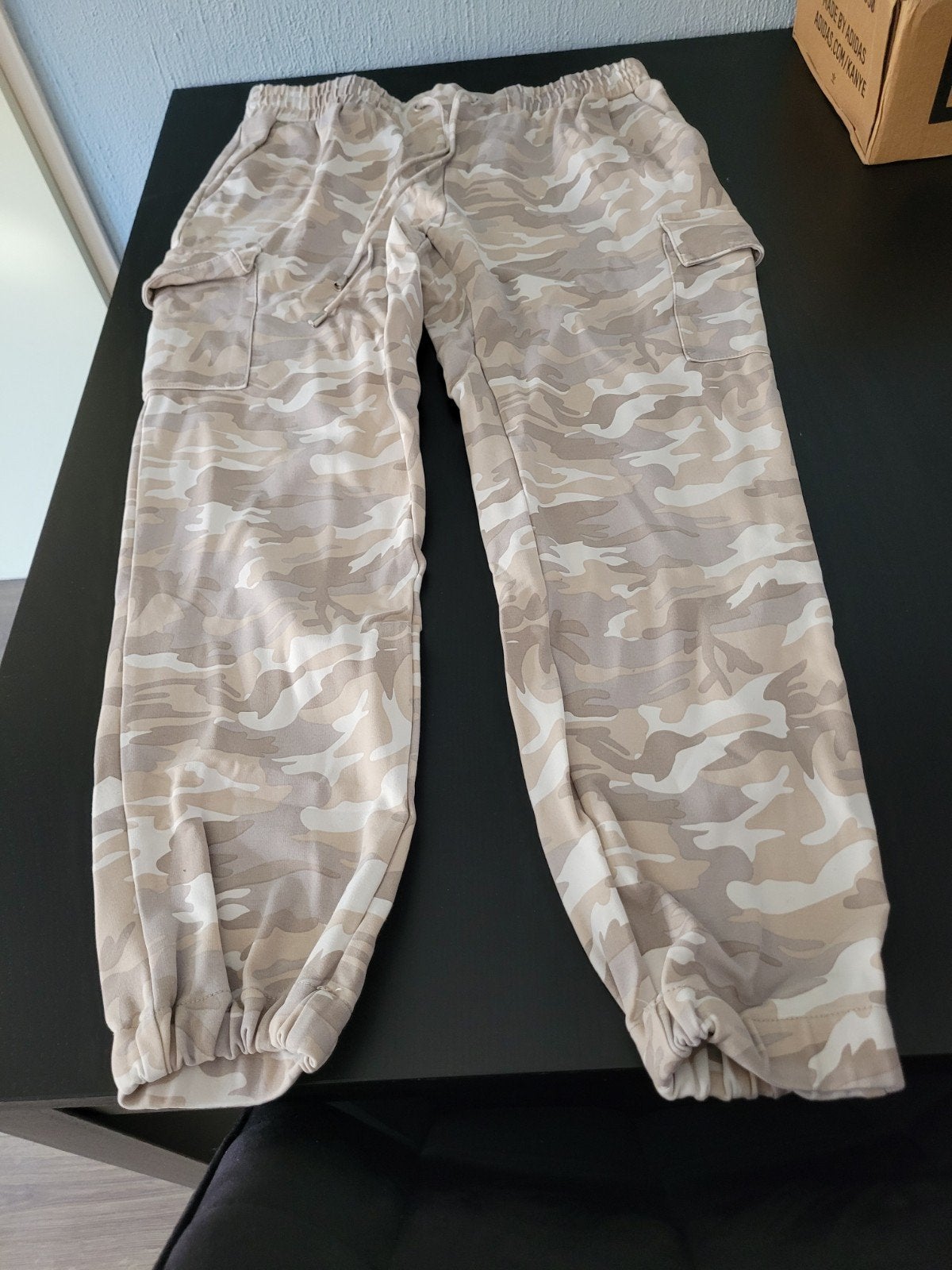 Camo Cargo Broek - Maat S/M, Ophalen, Beige, Maat 36 (S), Lang