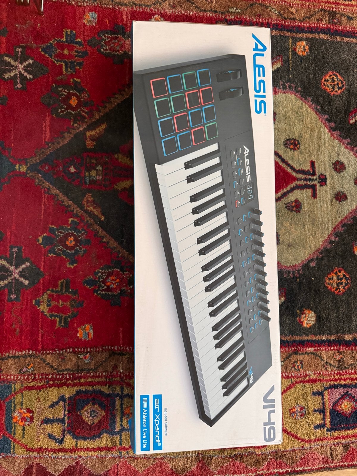 Alesis VI49 MIDI Keyboard Controller, Zo goed als nieuw, Aanslaggevoelig, Ophalen, 49 toetsen