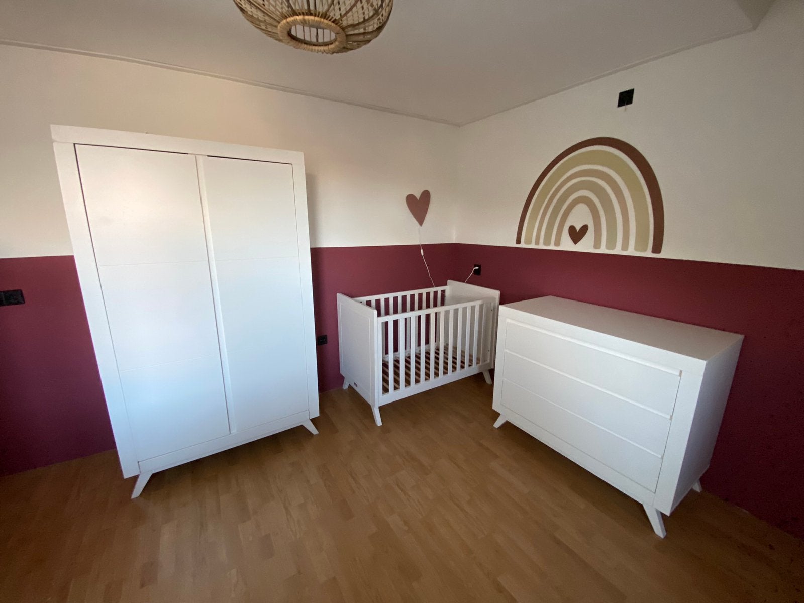 Bopita Anne babykamer. Ledikant /commode/kast.  Goede staat, Ophalen, Zo goed als nieuw, Ledikant