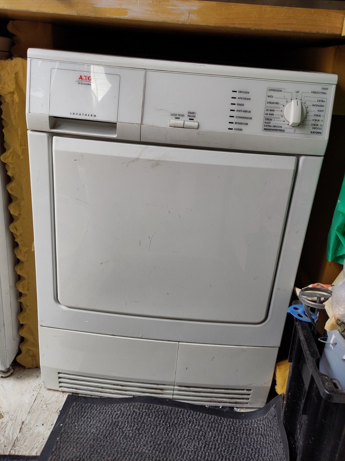 wasdroger AEG, Witgoed en Apparatuur, Ophalen, Gebruikt, 4 tot 6 kg, Anti-kreukfase