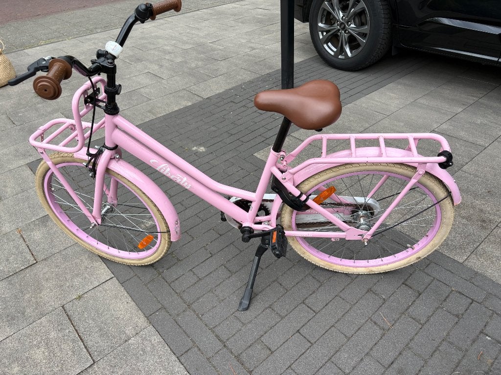 Meisjesfiets, Ophalen, Terugtraprem, 22 inch, Gebruikt