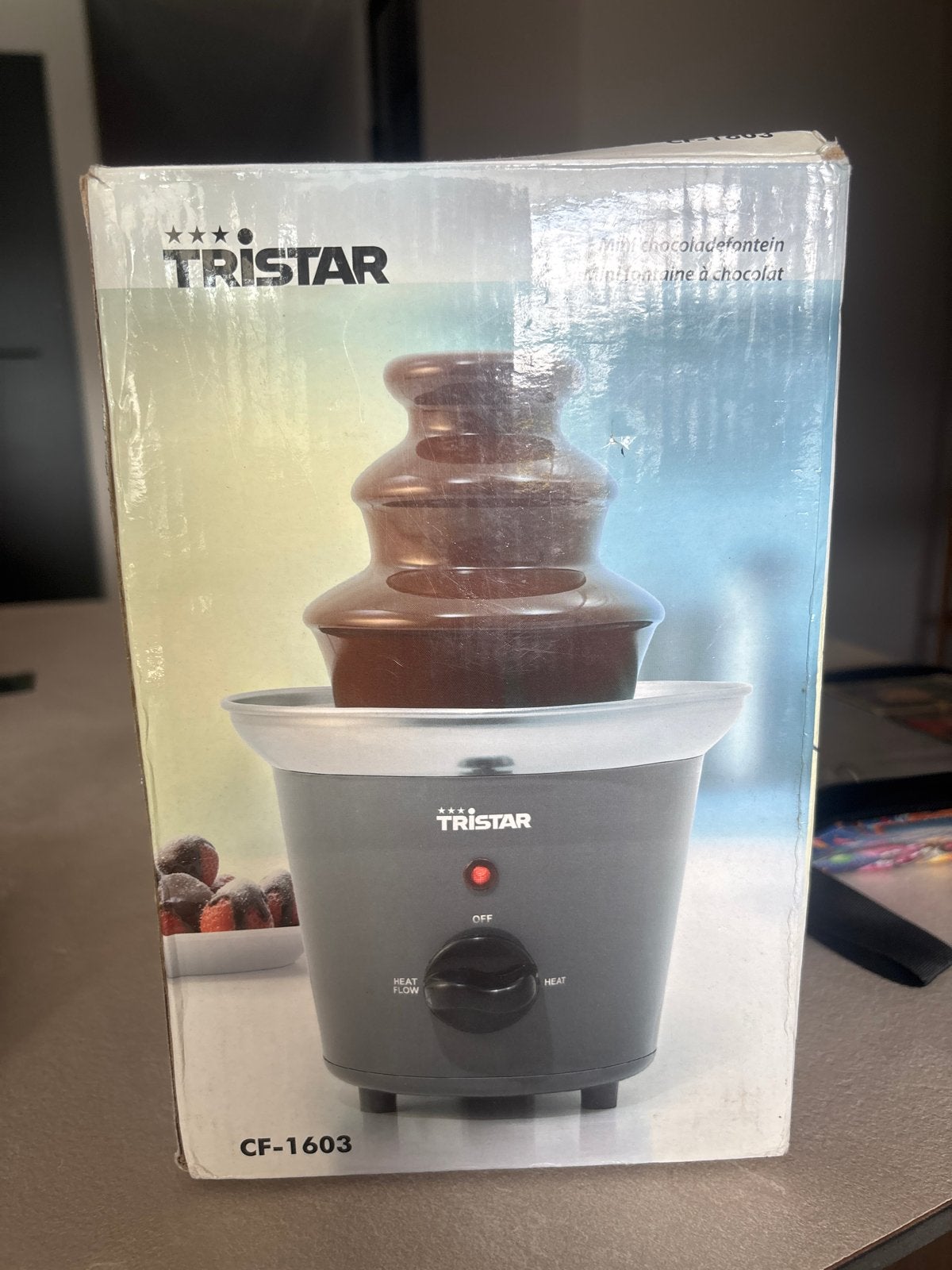 Tristar Mini Chocoladefontein CF-1603 - Nieuw in doos, Overige typen, Kunststof, Nieuw, Ophalen of Verzenden
