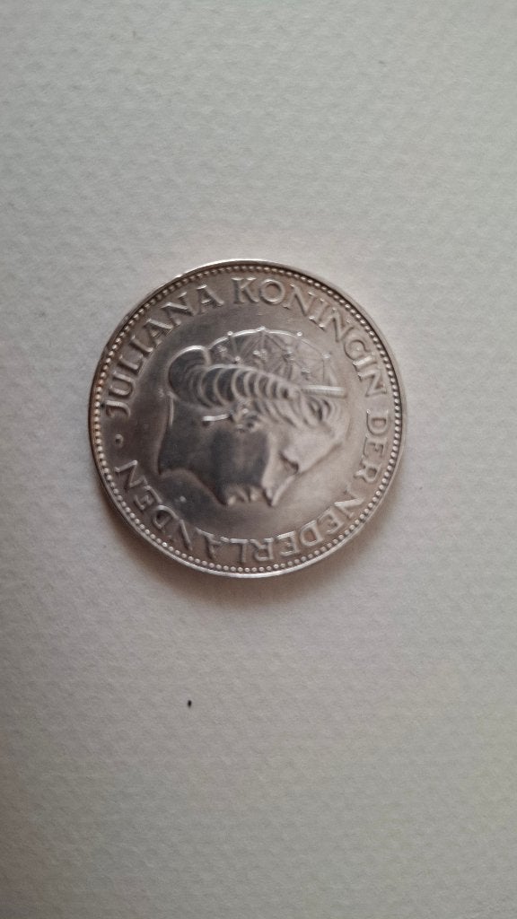 rijksdaalder Juliana1959, Ophalen of Verzenden, Koningin Juliana, 2½ gulden, Losse munt