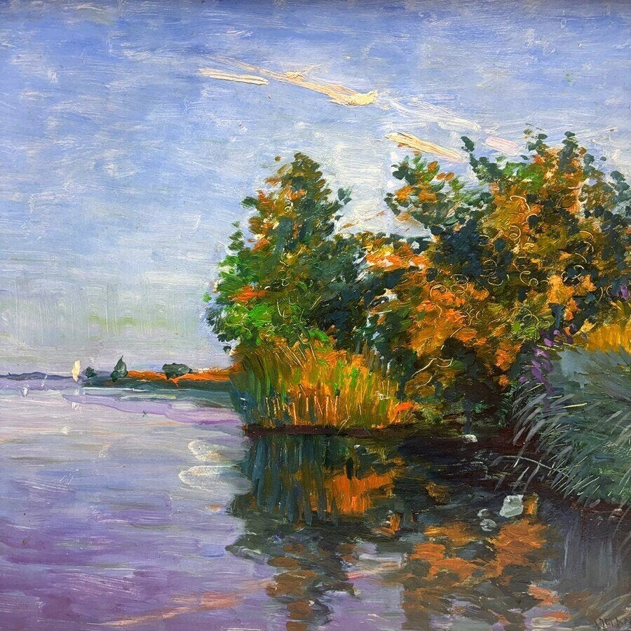 Johan Dijkstra (1896-1978) - Paterswoldsemeer, Antiek en Kunst, Kunst | Schilderijen | Klassiek, Ophalen of Verzenden
