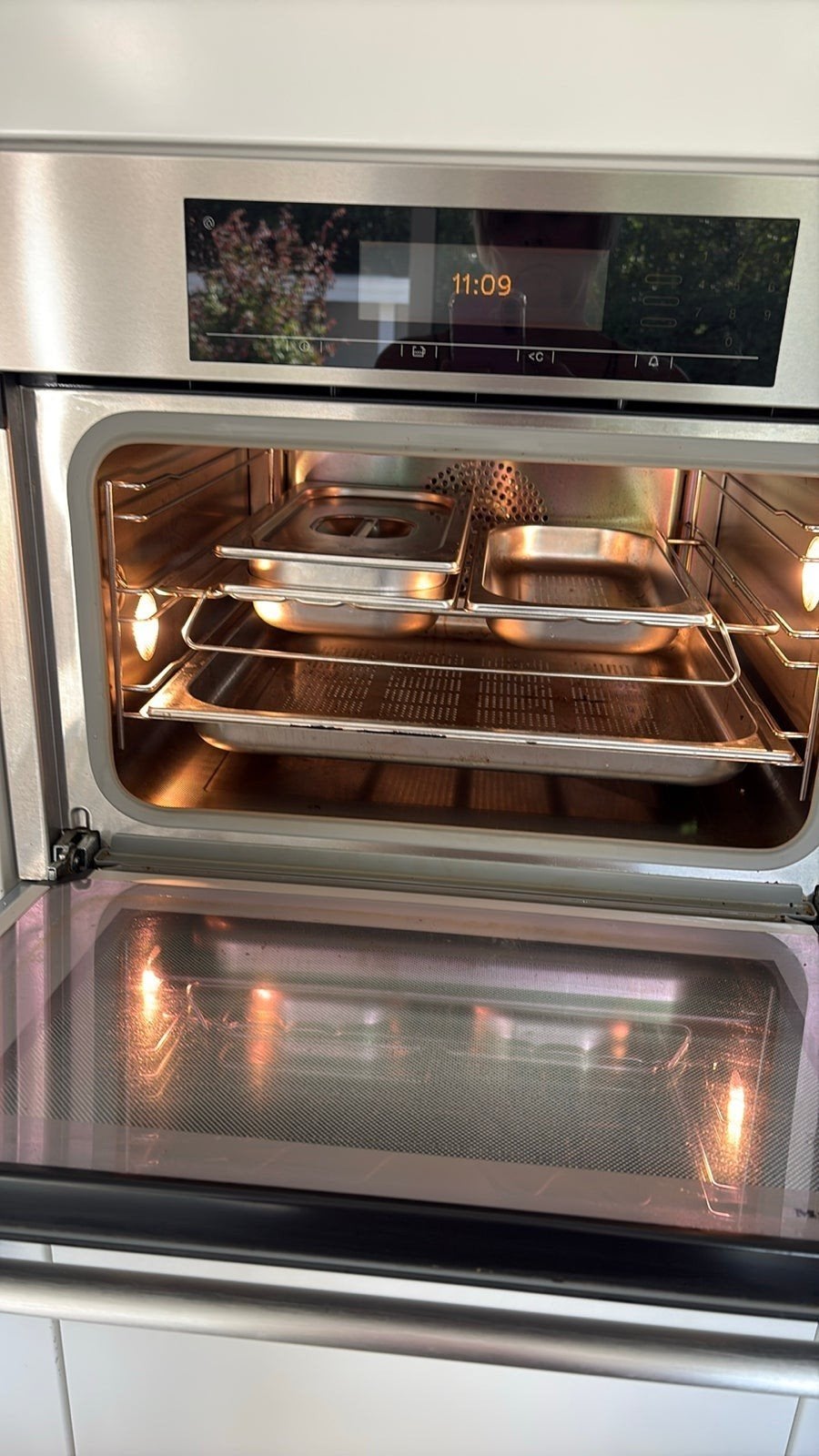 stoom oven met heteluchtoven 2 in 1, Ophalen of Verzenden, Zo goed als nieuw, Oven, Inbouw