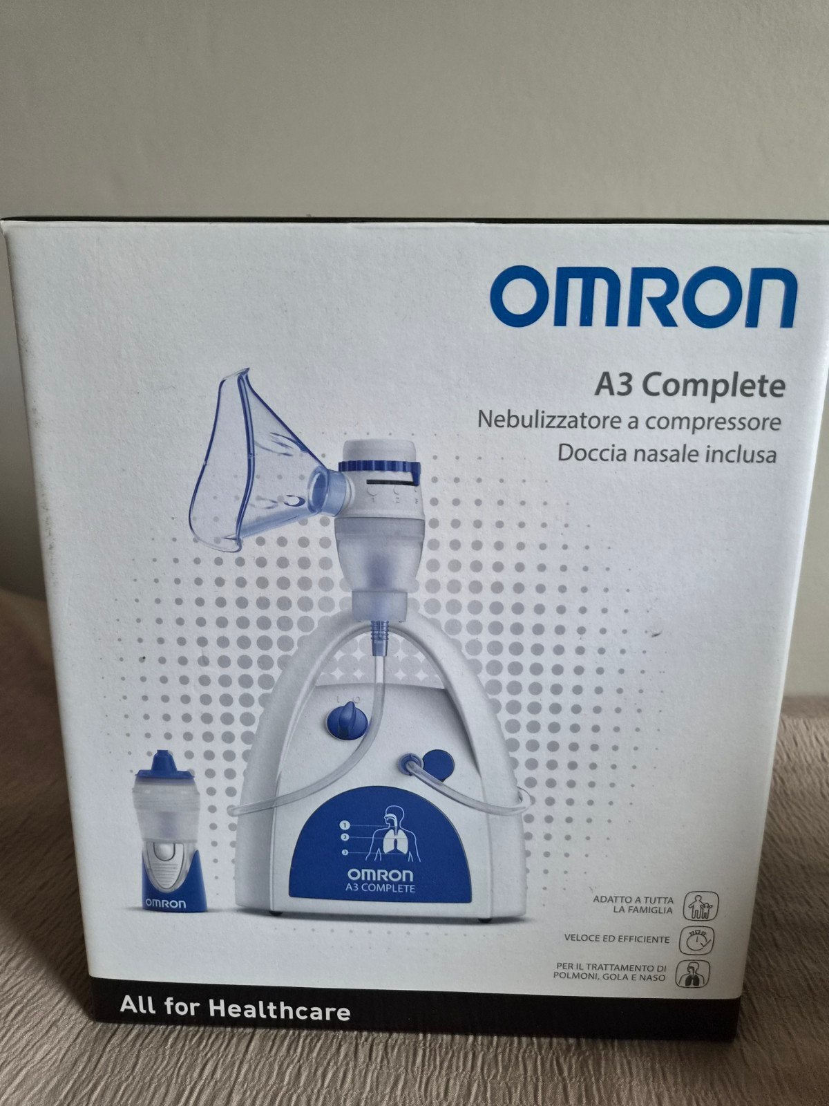 Omron A3 Complete Verstuiver met Neusdouche, Ophalen of Verzenden, Zo goed als nieuw, Overige typen