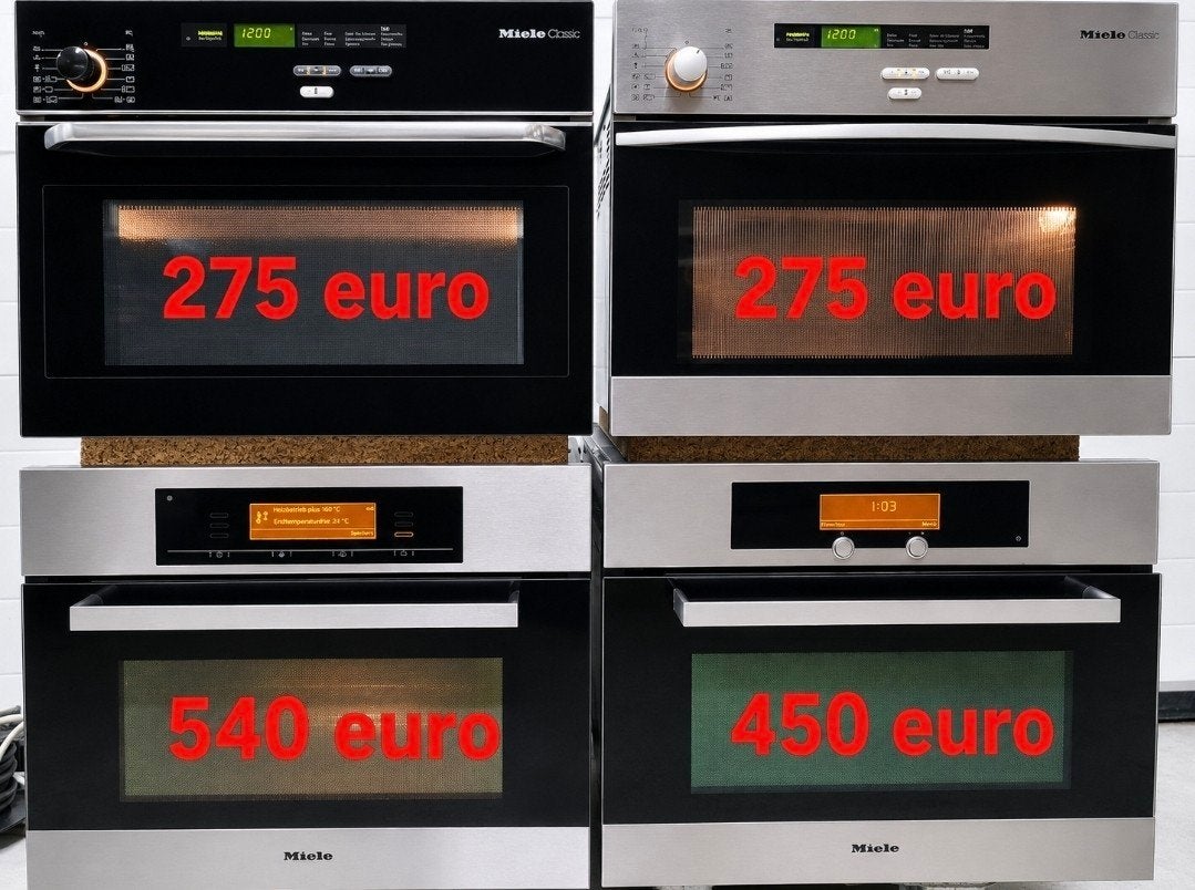 Miele combi ovens vanaf € 275,-, Witgoed en Apparatuur, Ovens, Minder dan 45 cm, Refurbished, Ophalen of Verzenden, Combi-oven