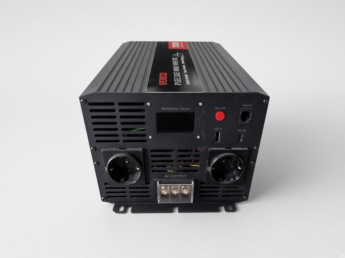Vevor 3500 watt omvormer 12v dc -> 230v ac, Ophalen of Verzenden, Zo goed als nieuw