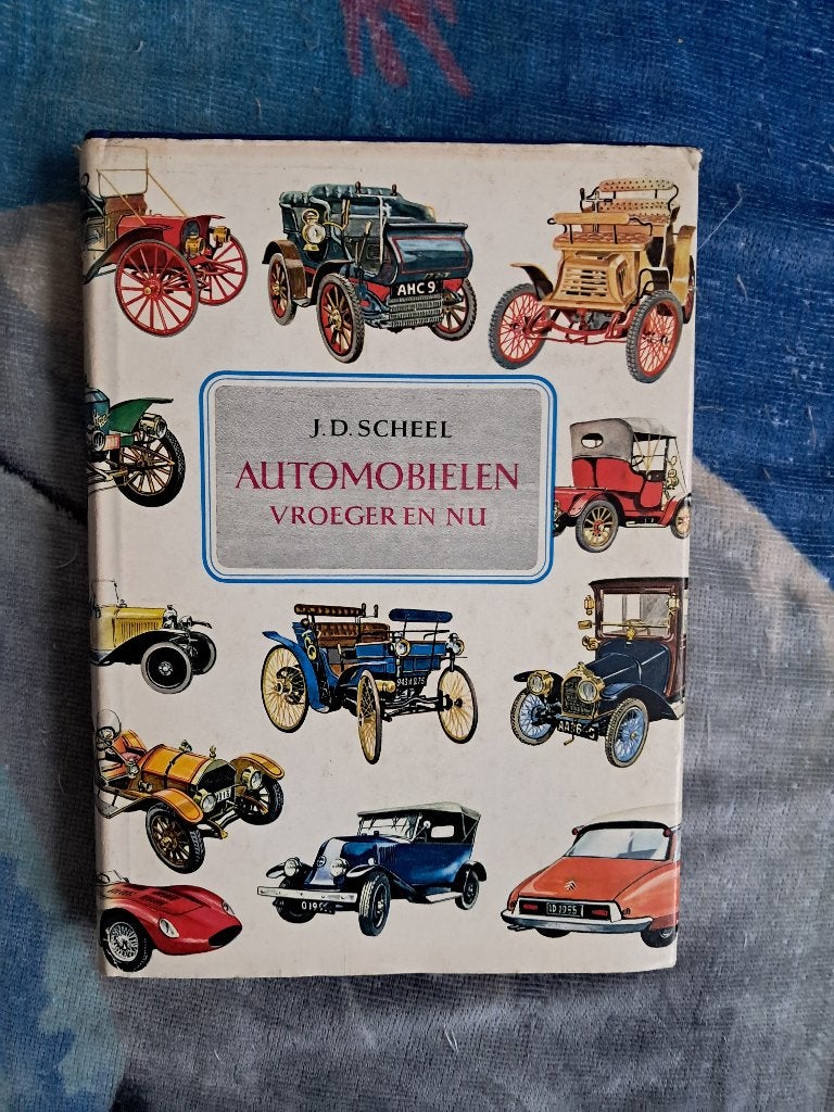 Automobielen - Vroeger en nu / 1964 tweede druk, Boeken, Auto's | Boeken, Gelezen, Algemeen, J.D. Scheel, Ophalen of Verzenden