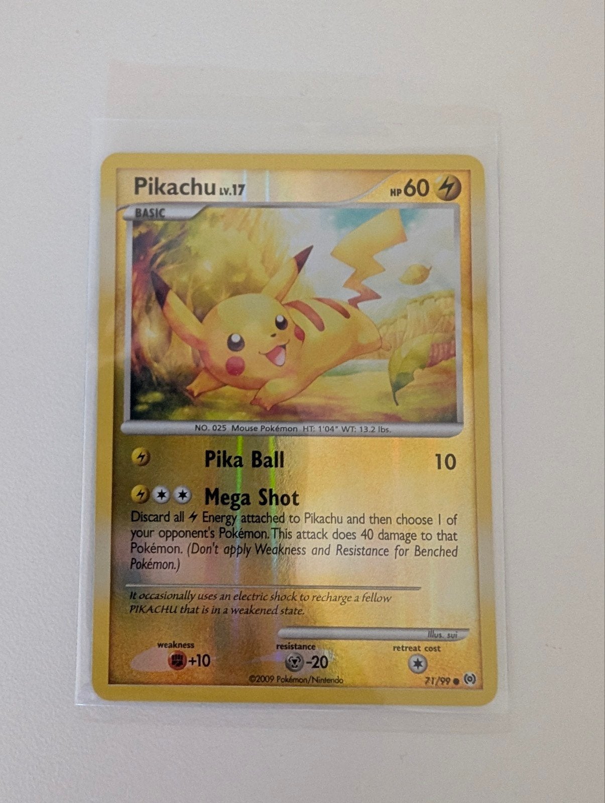 Pikachu Arceus #71 reverse. NM staat., Hobby en Vrije tijd, Verzamelkaartspellen | Pokémon, Ophalen of Verzenden, Zo goed als nieuw