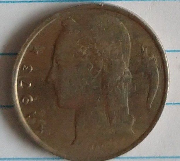 belgische 5 franc 1973 munt, volgnr 32.2, Ophalen of Verzenden, Losse munt