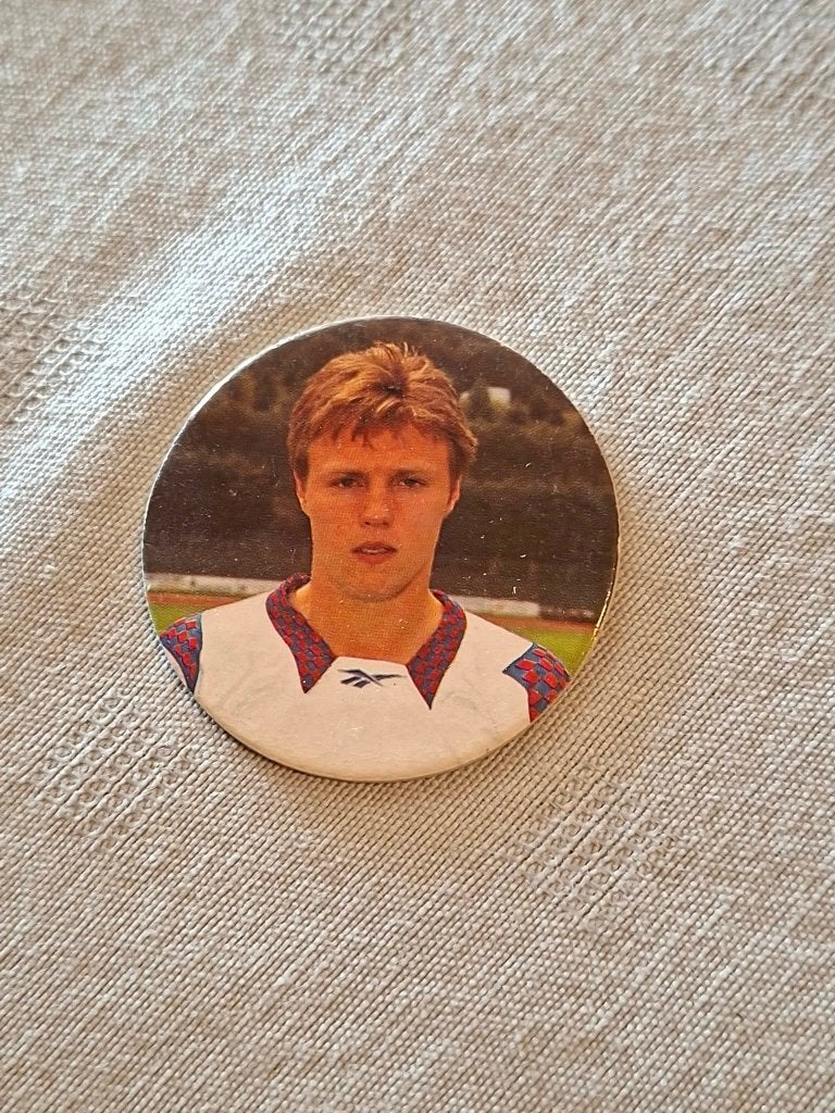Panini Cap / Euro 96 / Igor Kolyvanov / Rusland, Ophalen of Verzenden, Gebruikt, Buitenlandse clubs, Overige typen