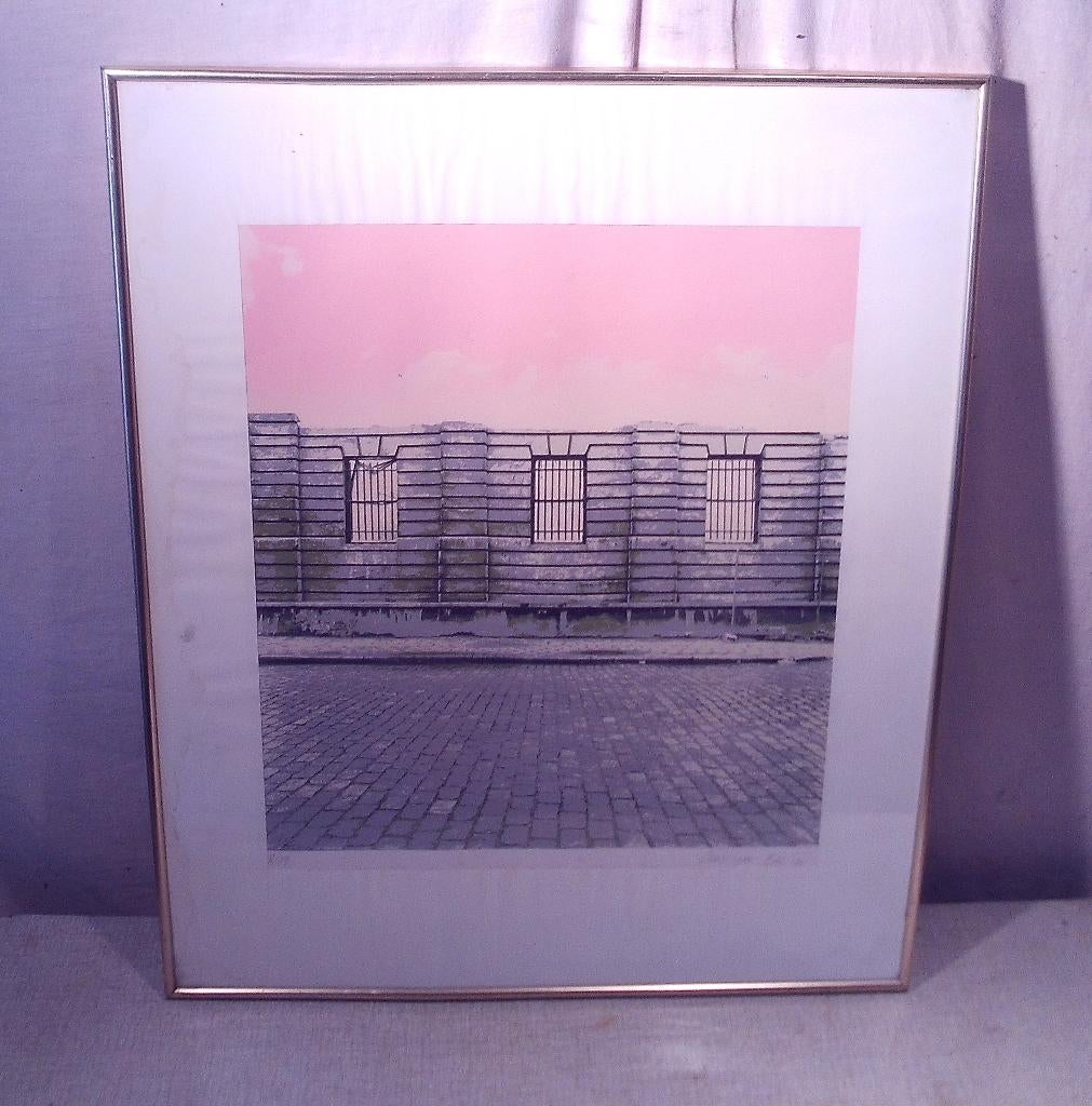 Mooie Litho 'Achter Tralies' - Christiane Bal, Antiek en Kunst, Ophalen of Verzenden