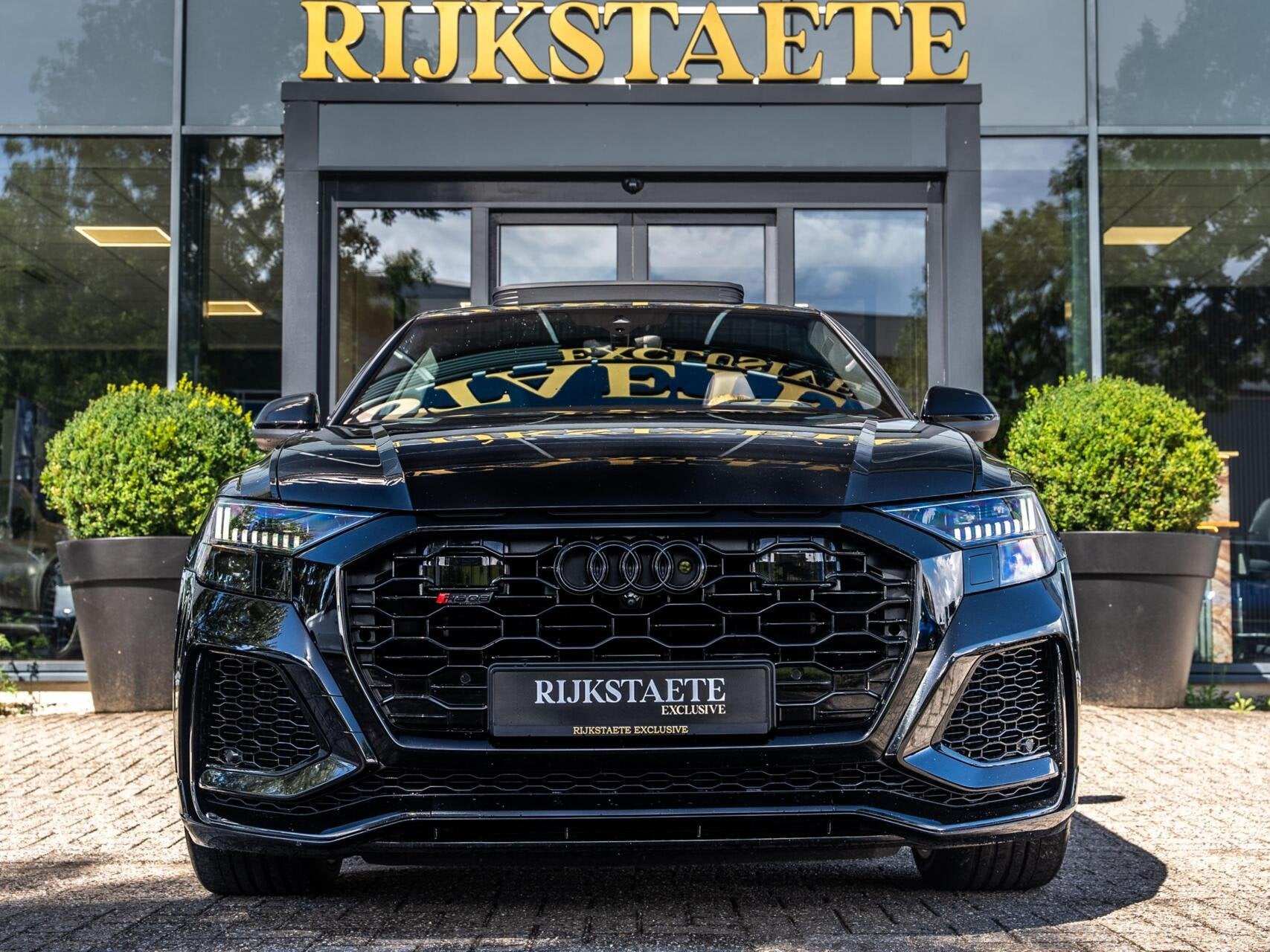 Audi RSQ8 4.0 TFSI Quattro|PANO|B&O|KERAMISCH|ACC|HUD|360°, Auto's, Audi, Gebruikt, Met garantie (alle), 600 pk, Zwart